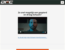 Tablet Screenshot of dfc.nl